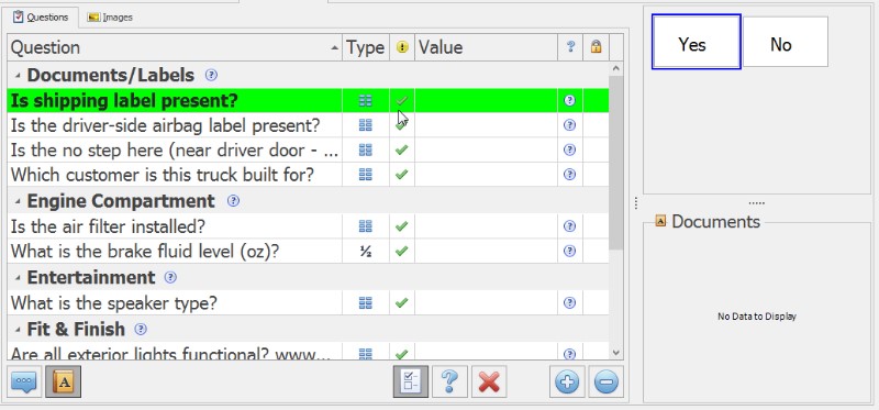 ATS Inspect - Checklist example ATS Inspect - Checklist example